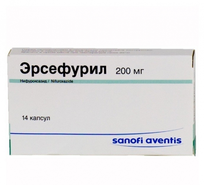Эрсефурил: инструкция по применению, цена
